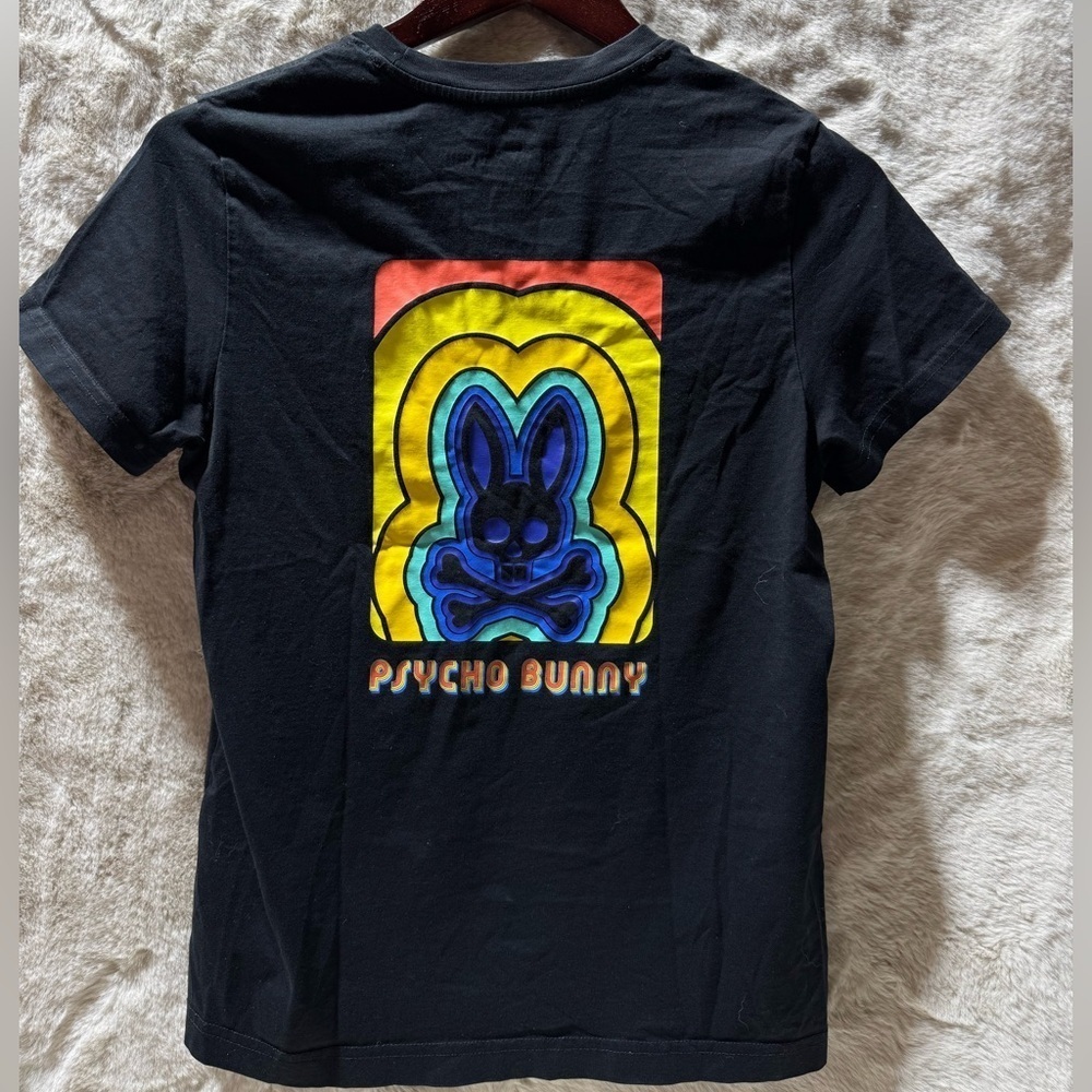 Psycho Bunny T-Shirt - Chelton - Black - Men size 2 /xxsmall - Picture 4 of 10